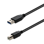 AddOn Networks USB3EXTAB1 USB cable USB 3.2 Gen 1 (3.1 Gen 1) 11.8" (0.3 m) USB A USB B Black