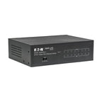 Eaton NG8POE-1 network switch Unmanaged Gigabit Ethernet (10/100/1000) Power over Ethernet (PoE) 1U Black