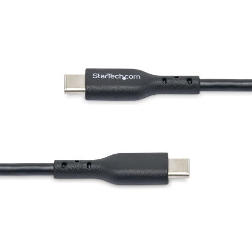StarTech.com USB2CC10FBKE USB cable USB 2.0 118.1" (3 m) USB C 0.48 Gbit/s 60 W Black