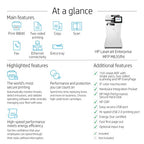 HP LaserJet Enterprise M635fht Multifunction Black and white Printer, Ethernet Only; Copier, Scanner