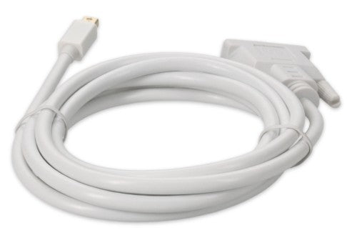 AddOn Networks MDP2DVIDMM6W video cable adapter 72" (1.83 m) Mini DisplayPort DVI-D White