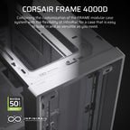 Corsair FRAME 4000D Midi Tower White