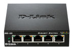 D-Link DGS-105 network switch Unmanaged L2 Gigabit Ethernet (10/100/1000) Desktop Black