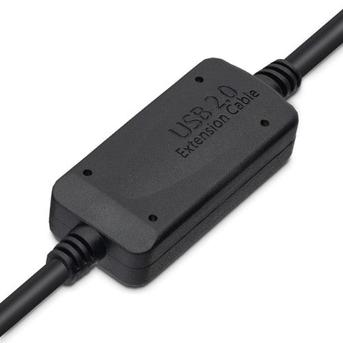 StarTech.com 15m USB 2.0, M/M USB cable 590.6" (15 m) USB A USB B 0.48 Gbit/s Aluminum, Black