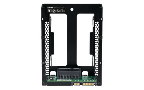 QNAP QDA-A2AR storage drive enclosure HDD/SSD enclosure Black 2.5"