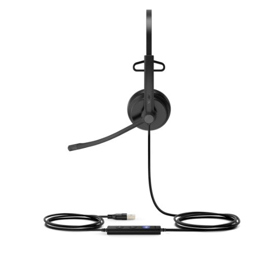 Yealink UH34 Mono Teams Headset Wired Head-band Office/Call center USB Type-A Black