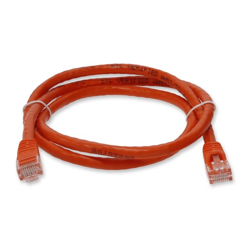 AddOn Networks ADD-1-5FCAT6-OE networking cable Orange 18.1" (0.46 m) Cat6 U/UTP (UTP)