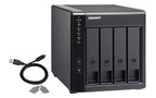 QNAP TR-004-US storage drive enclosure HDD/SSD enclosure Black 2.5/3.5"