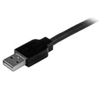 StarTech.com 15m USB 2.0, M/M USB cable 590.6" (15 m) USB A USB B 0.48 Gbit/s Aluminum, Black