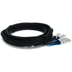 AddOn Networks JNP-QSFP-DACBO-3M-AO InfiniBand/fibre optic cable 118.1" (3 m) QSFP+ 4xSFP+ Black