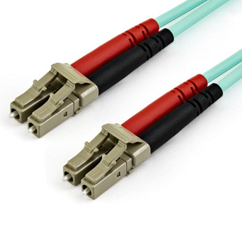 StarTech.com 450FBLCLC15 InfiniBand/fibre optic cable 590.6" (15 m) LC Aqua color