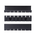 StarTech.com S2MB-DESK-CABLE-TRAY cable organizer Cable tray Black 2 pc(s)