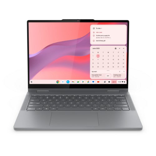 Lenovo Chrome 2in1 14IRU10 Intel Core 5 220U Chromebook 14" Touchscreen WUXGA 16 GB 256 GB SSD Wi-Fi 6E (802.11ax) ChromeOS Gray