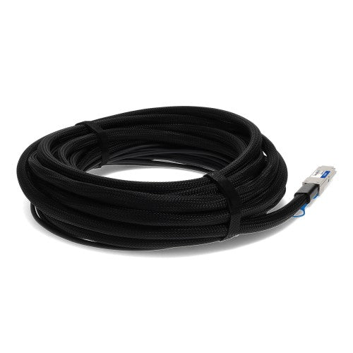 AddOn Networks ADD-QCISPA-PDAC5M InfiniBand/fibre optic cable 196.9" (5 m) QSFP+ 4x SFP+ Black