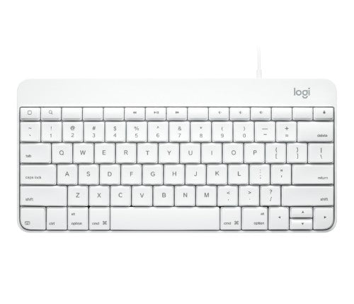 Logitech 920-006341 mobile device keyboard English USB White