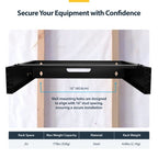 StarTech.com RACK-2U-14-BRACKET rack cabinet Wall mounted rack Black