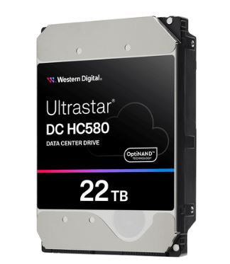Western Digital Ultrastar DC HC580 internal hard drive 22 TB 7200 RPM 512 MB 3.5" Serial ATA