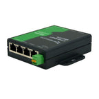Brainboxes SW-008 network switch Unmanaged Fast Ethernet (10/100) Black, Green