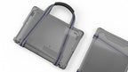 MAXCases EXTREME SHELL-F3 SLIDE CASE FOR LENOVO 100E G4 CHROMEBOOK 11 (VER 83G8 & 83G9 ON 11" Cover Gray, Transparent