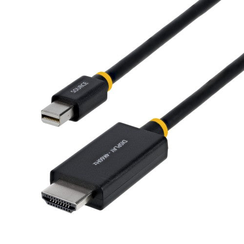 StarTech.com 1M-MDP-HDMI2-4K60 video cable adapter 39.4" (1 m) Mini DisplayPort HDMI Type A (Standard) Black