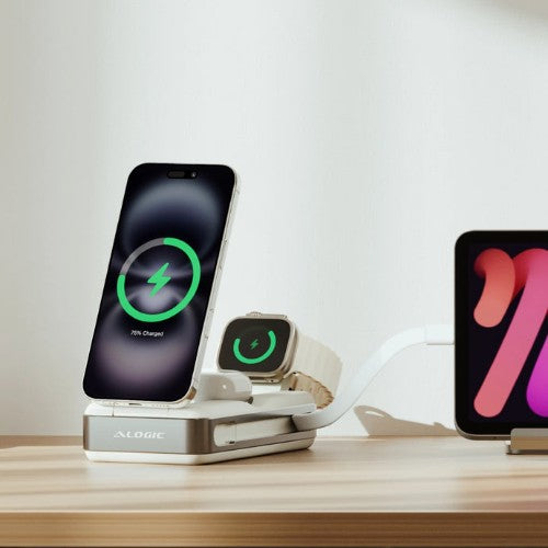 ALOGIC Roam 21000 mAh Wireless charging Light grey