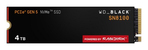 Western Digital Black WD_BLACK SN8100 NVMe 4 TB M.2 PCI Express 5.0 TLC 3D NAND