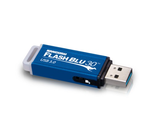 iStorage Kanguru ALK-FB30-32G USB flash drive 32 GB USB Type-A 3.2 Gen 1 (3.1 Gen 1) Blue