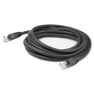 AddOn Networks ADD-12FSLCAT6A-BK networking cable Black 144.1" (3.66 m) Cat6a S/UTP (STP)