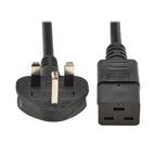 Eaton P052-2P5M-UK power cable Black 98.4" (2.5 m) BS 1363 IEC C19