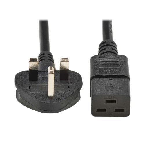 Eaton P052-2P5M-UK power cable Black 98.4" (2.5 m) BS 1363 IEC C19