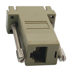 Tripp Lite B090-A9F cable gender changer RJ45 DB9 Beige