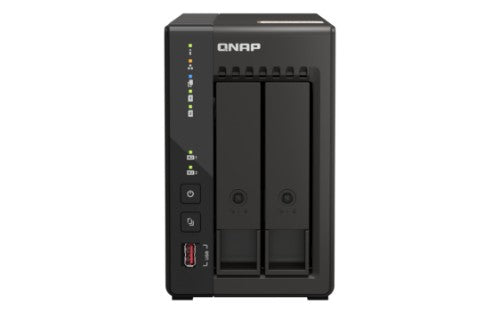 QNAP QVP-21C Storage server Tower Intel® Celeron® J6412 8 GB DDR4 0 TB QVR Pro Black