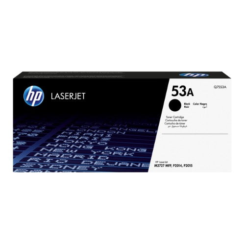 Q7553A (53A) Toner black, 3K pages