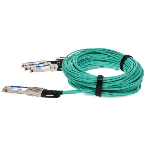 AddOn Networks ADD-Q4ARQ56MX-O3M InfiniBand/fibre optic cable 118.1" (3 m) 4xQSFP56 QSFP56 AOC Aqua color
