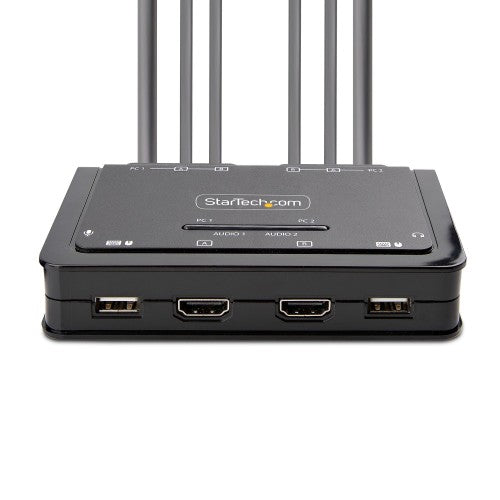 StarTech.com C2-DH46-UA2-CBL-KVM KVM switch Black