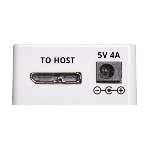 Tripp Lite U360-010C-2X3 interface hub USB 3.2 Gen 1 (3.1 Gen 1) Micro-B 5000 Mbit/s White
