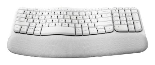 Logitech Wave Keys keyboard Universal RF Wireless + Bluetooth QWERTY English White