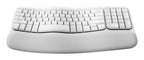 Logitech Wave Keys keyboard Universal RF Wireless + Bluetooth QWERTY English White