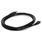 AddOn Networks USB2MICROUSB6 USB cable USB 2.0 72" (1.83 m) USB A Micro-USB B Black