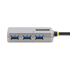StarTech.com U01043-USB-EXTENDER interface hub USB 3.2 Gen 1 (3.1 Gen 1) Type-A 5000 Mbit/s Black, Silver