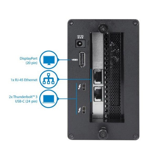 StarTech.com BNDTB310GNDP laptop dock/port replicator Wired Thunderbolt 3 Black