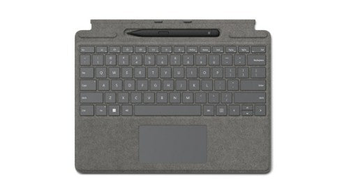 Microsoft Surface Pro KB w/ SlimPen QWERTY English Microsoft Cover port Platinum
