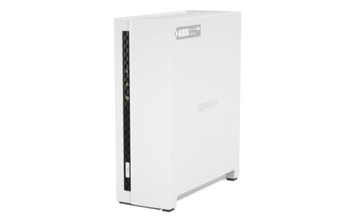 QNAP TS-133-US NAS/storage server Tower Cortex-A55 2 GB DDR4 0 TB QNAP Turbo System White