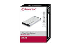 Transcend StoreJet 25S3 HDD/SSD enclosure Silver 2.5" USB powered