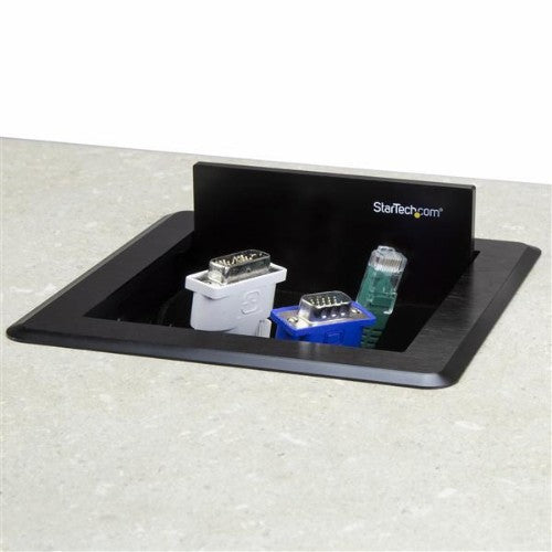 StarTech.com BOX4CABLE cable organizer Desk Cable box Black 1 pc(s)