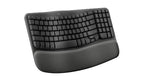 Logitech Wave Keys keyboard Universal RF Wireless + Bluetooth QWERTY English Graphite