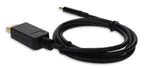 AddOn Networks USBC2DPMM3F video cable adapter 35.8" (0.91 m) DisplayPort Black