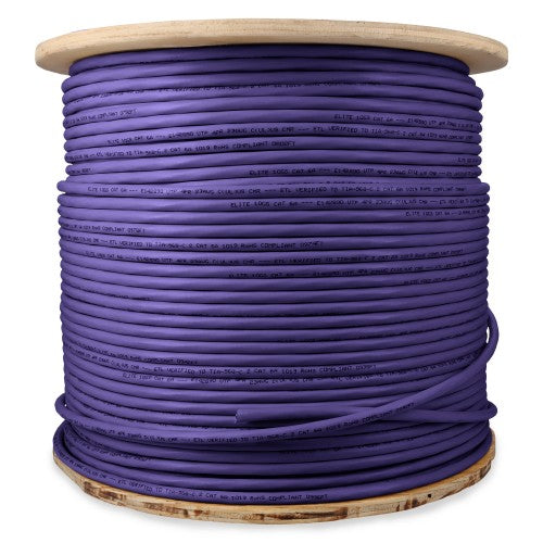 AddOn Networks ADD-CAT6ABULK1K-PE networking cable Purple 11999.6" (304.8 m) Cat6a U/UTP (UTP)