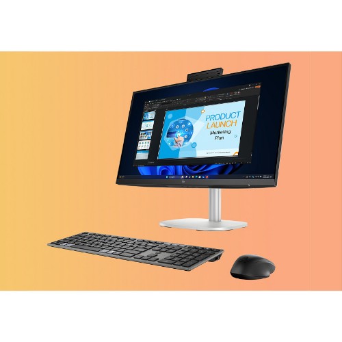 HP EliteStudio 8 AI PC Wolf Pro Security Edition Intel Core Ultra 7 265 23.8" 1920 x 1080 pixels All-in-One PC 332 GB DDR5-SDRAM 1 TB SSD Windows 11 Pro Wi-Fi 7 (802.11be) Silver