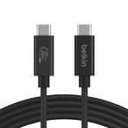 Belkin INZ004BT2MBK USB cable USB4 Gen 2x2 78.7" (2 m) USB C Black